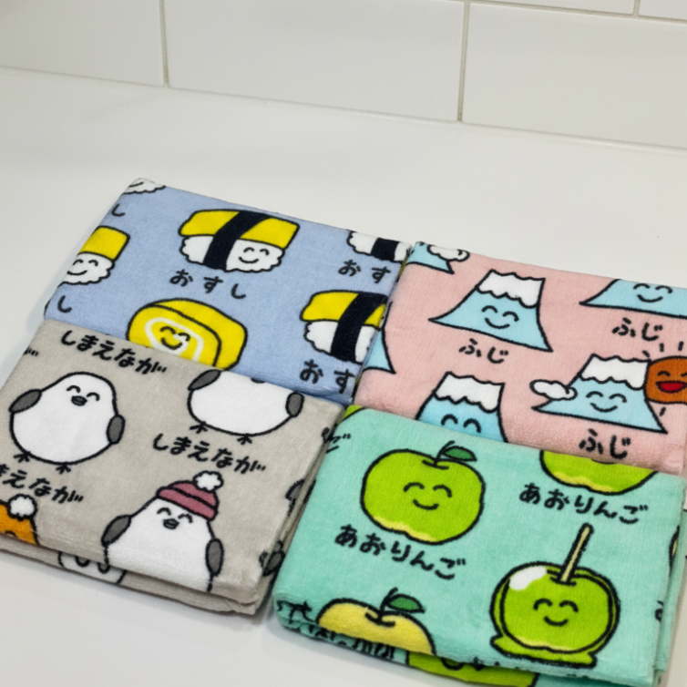 오에카키상 일본 캐릭터수건 핸드타올 페이스타올