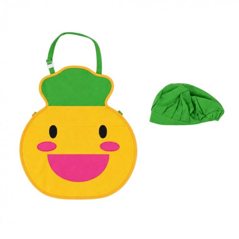 꼬마요리사 모자 앞치마 초록