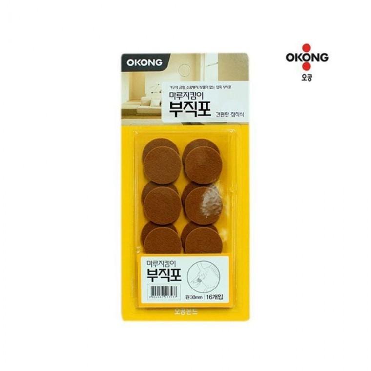 루미나D 부직포 마루 지킴이 원형 30mm 바닥 긁힘 방지 패드
