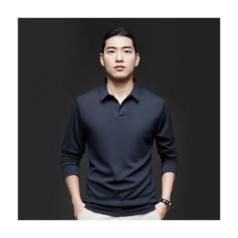 루미나D 남성 긴팔 카라티셔츠 오픈형 가을 정장 캐주얼 상의