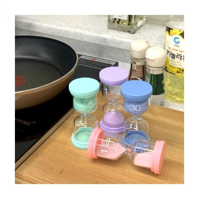 루미나D 마카롱 모래시계 1분 미니 탁상 타이머 시간 측정