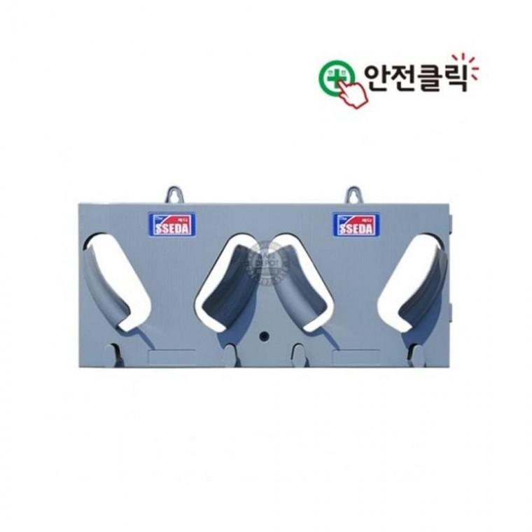 루미나D 안전모 걸이대 2구 현장 안전모 헬멧 거치 보관