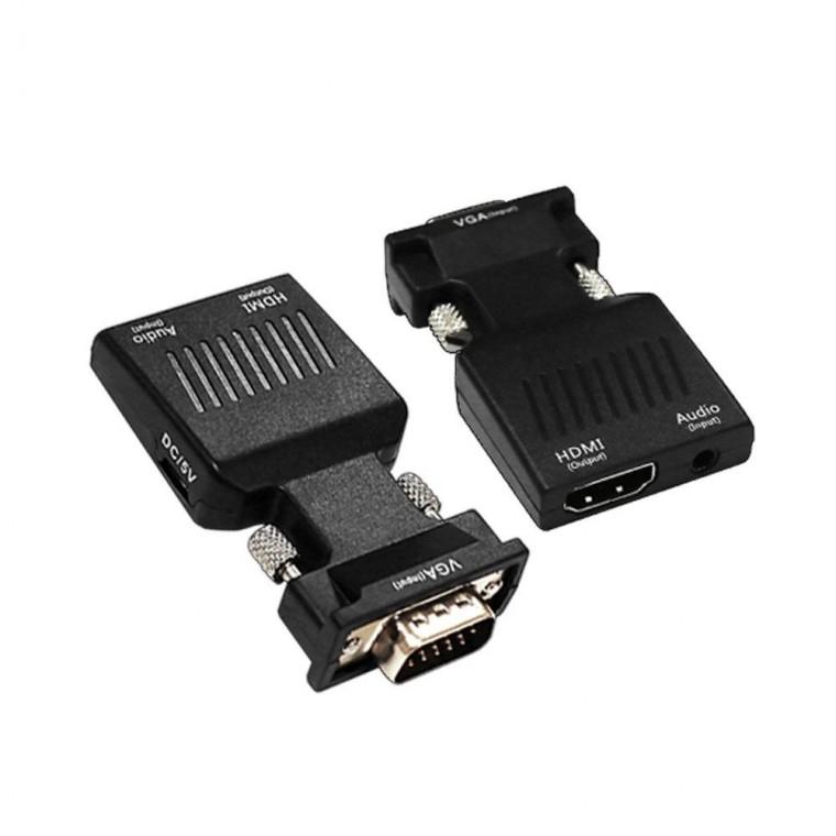 루미나D RGB D-SUB VGA HDMI 변환 젠더 영상 연결 컨버터 케이블
