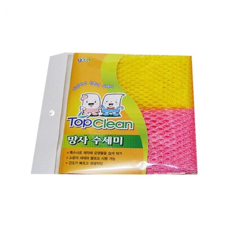 루미나D 망사 수세미 2P 주방 설거지 그물 수세미 식기 닦는 도구