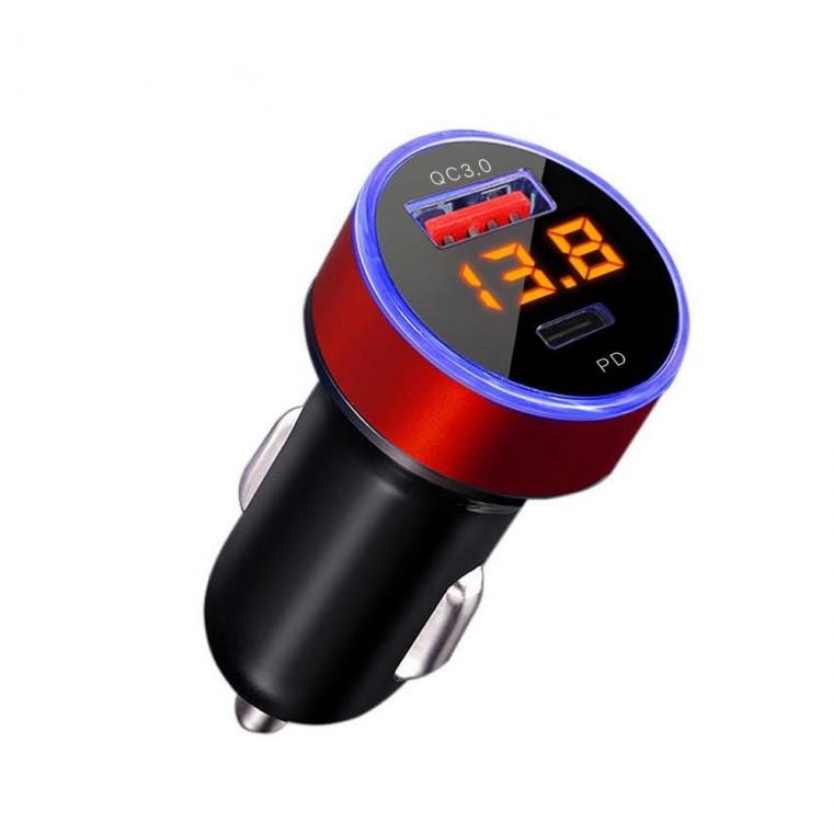 루미나D 차량용 시거잭 충전기 QC3.0 PD 12-24V 겸용 멀티 고속충전