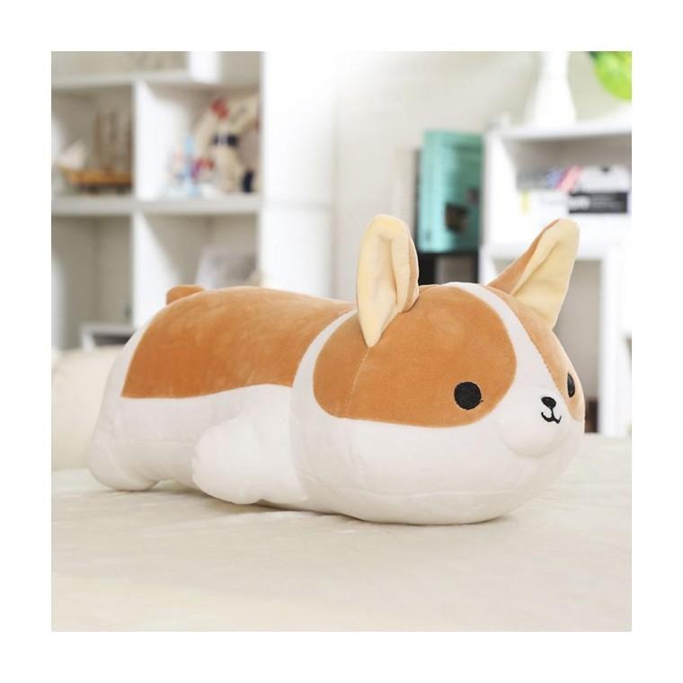 루미나D 웰시코기 인형 40cm 모찌 롱쿠션 바디필로우 소파 침대