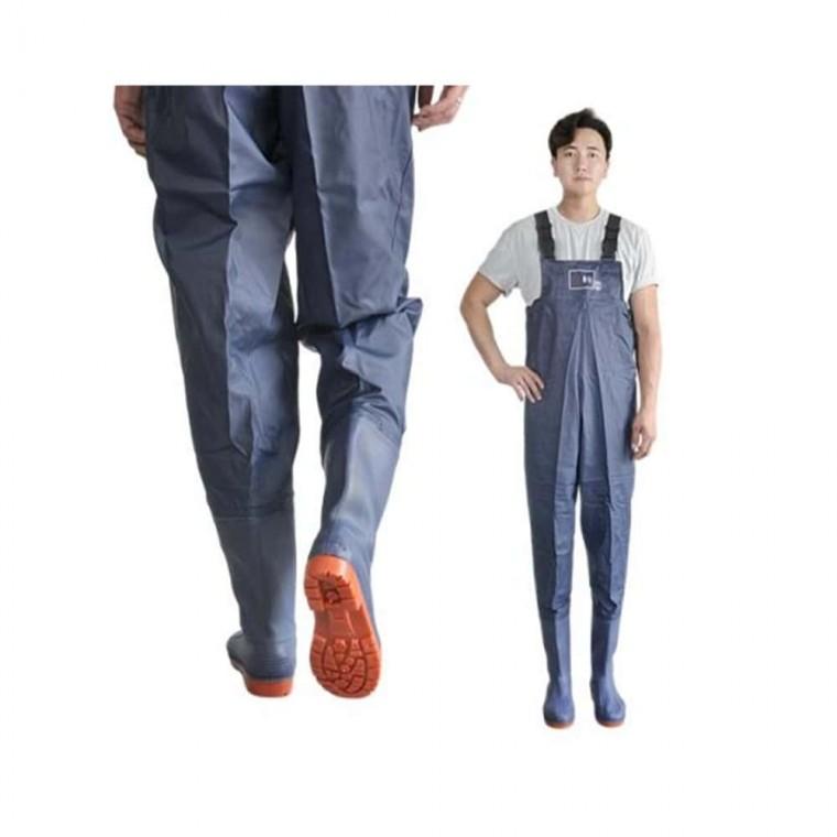 남녀공용 가슴장화 280mm 방수작업화 선상장화 작업용장화