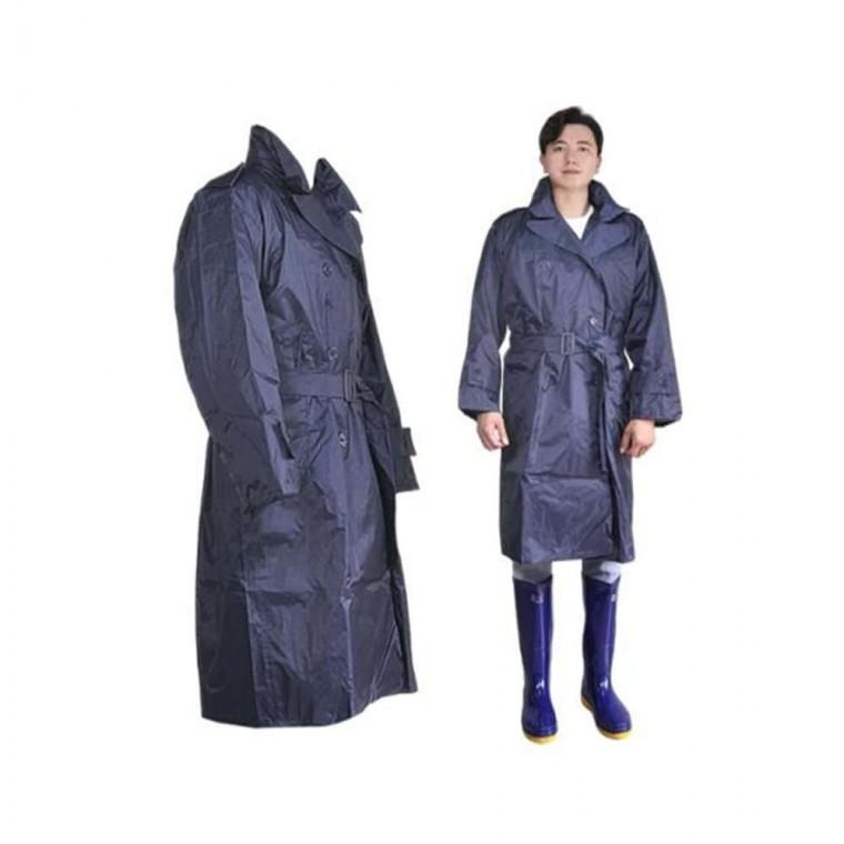 레인코트 곤색 2XL 간부우비 코트우비 군대우의