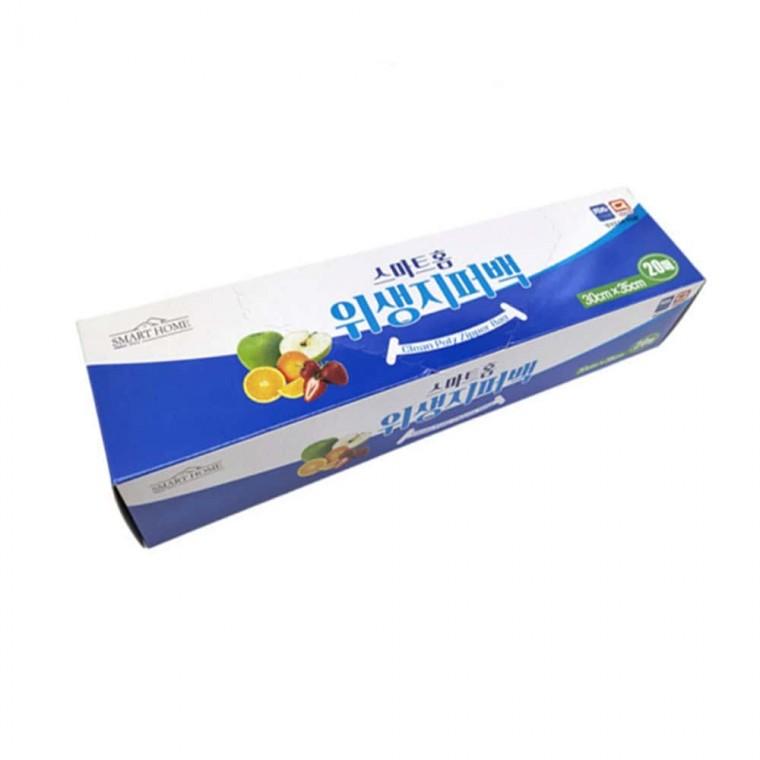 위생지퍼백 30x35 20매 식재료소분 과일지퍼백 채소보관백