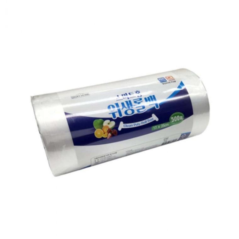 위생롤백 17x25 500매 생선보관 주방용품 냉동보관