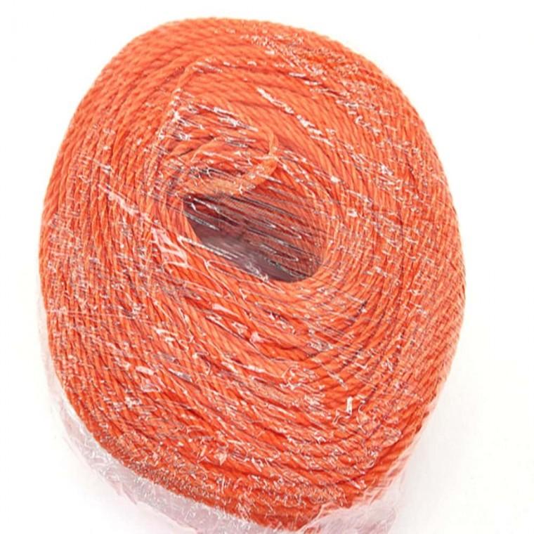 다용도 pe 로프 3mm 100m 오렌지 빨래줄 화물결속끈 작업용끈