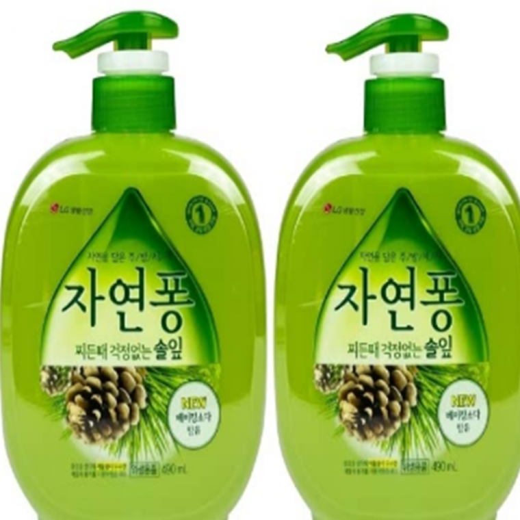 녹색제품)자연퐁500g(펌프용기) x 2개 주방세제