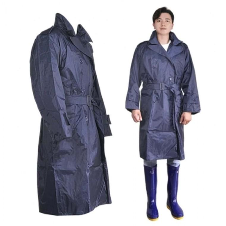 레인코트 곤색 3XL 밀리터리우비 작업용비옷 코트우비