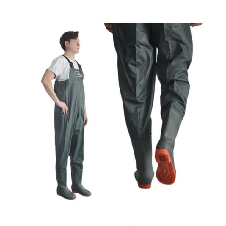 PVC 가슴장화 270mm 방수작업화 방수장화 산업용장화
