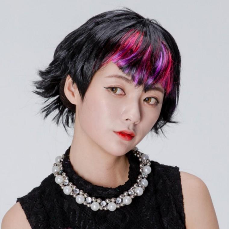 코믹 코스튬 가발 소재 합성 파티 디자인 섬유 공연 이벤트