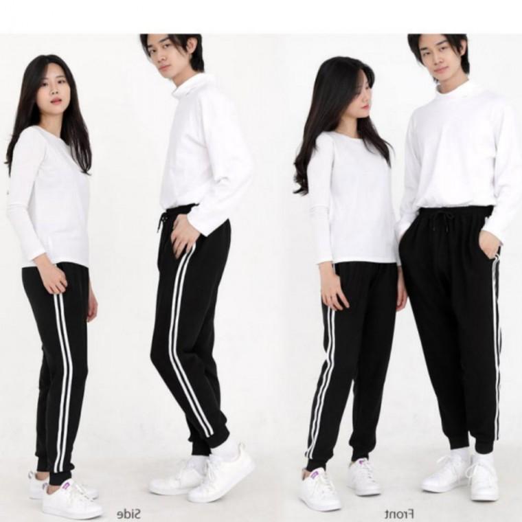 기모 안감 겨울 바지 밴딩 플리스 남녀공용 융털 허리 조거 트레이닝