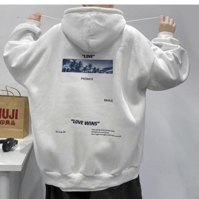 캐주얼 데일리후드 가을 긴팔 후드 티셔츠 루즈핏 남성캐주얼티 후드티 남성 프린팅