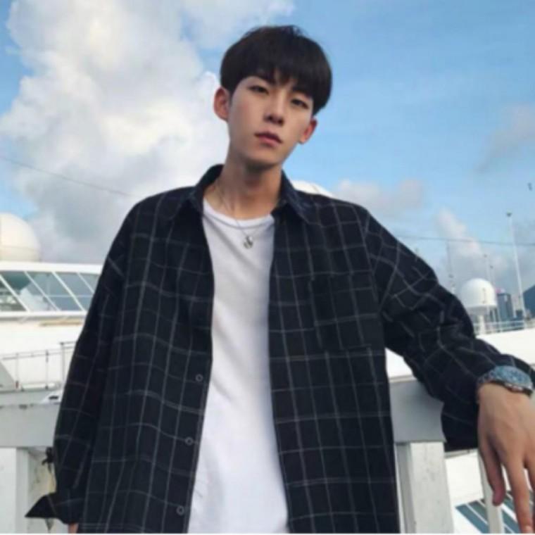 남성 셔츠 체크 데일리남방 체크셔츠 긴팔 캐주얼 패턴 남방 베이직 플란넬셔츠 셔츠