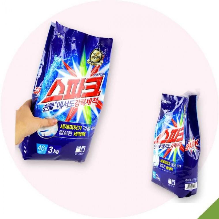 애경 스파크 세탁세제 리필 3kg 하트유통