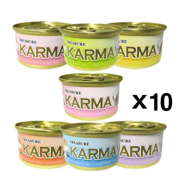 고양이간식 카르마캣 고양이 캔 80g 10개 세트 선택 습식 간식 통조림 반려묘