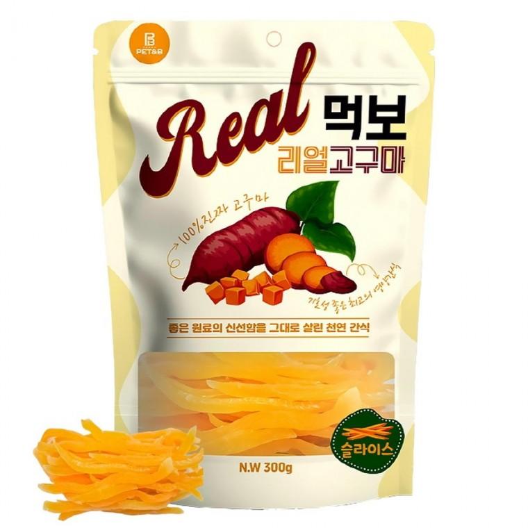 (2개묶음)먹보 리얼 고구마 300g - 슬라이스