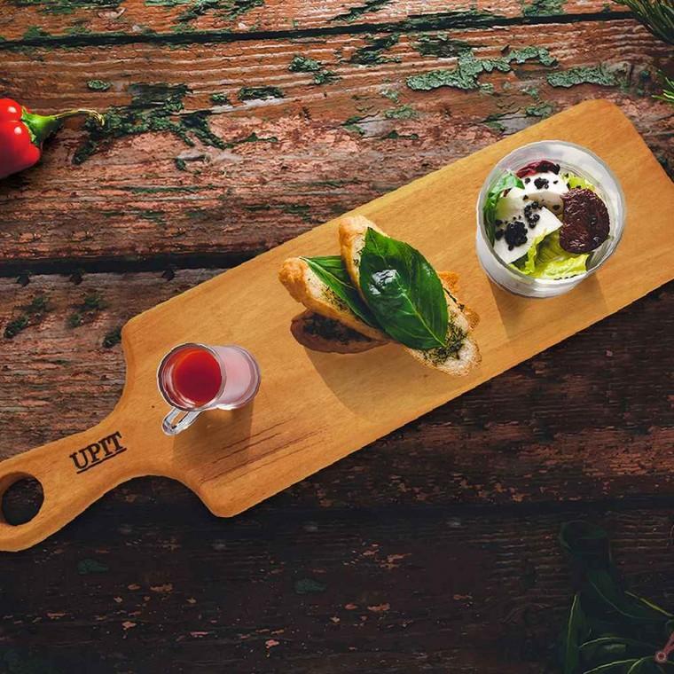 마호가니도마 슬림 사각 빵도마 플레이팅보드 사각도마 플레이팅도마