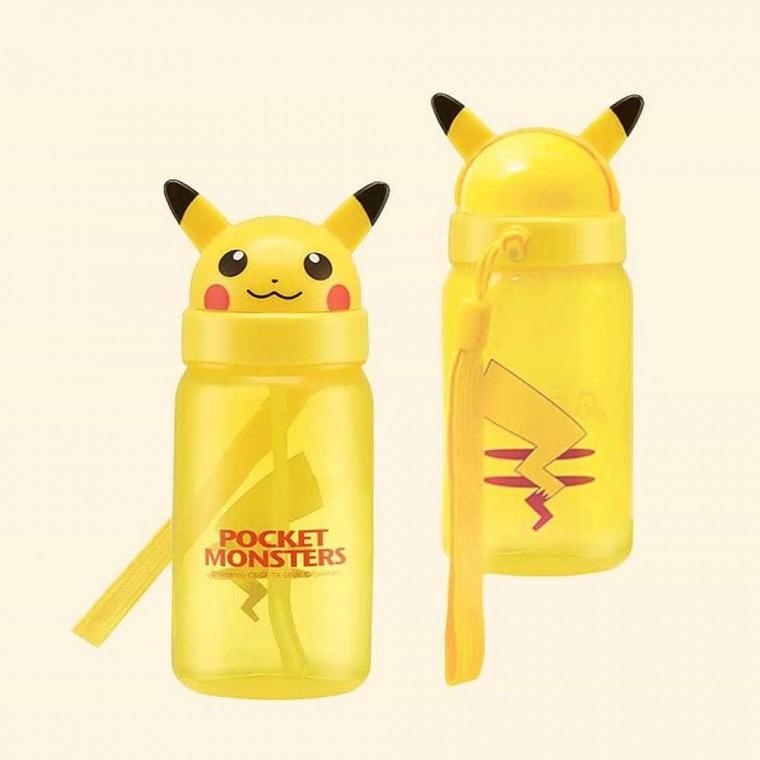 혀니추천 피카츄 페이스 스트로 보틀 350ml 캐릭터물통