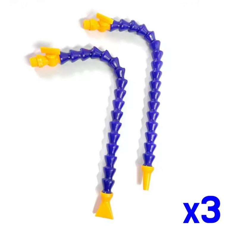 사출절삭유 자바라 호스 3/8 600mm x3개