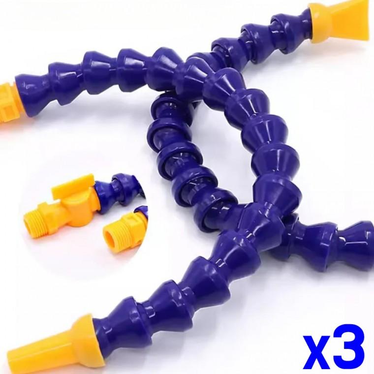 사출절삭유 자바라 호스 3/8 500mm x3개
