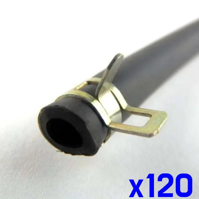 호스 스프링 클립 밴드 고정 내경 7.7mm x120개