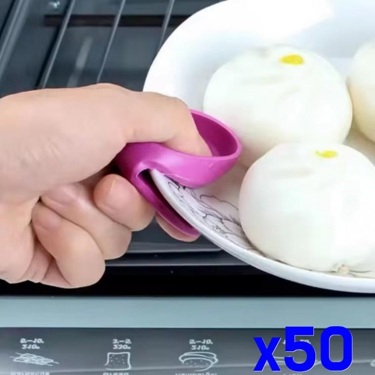 미니 실리콘 오븐 손잡이 냄비 집게 x50개