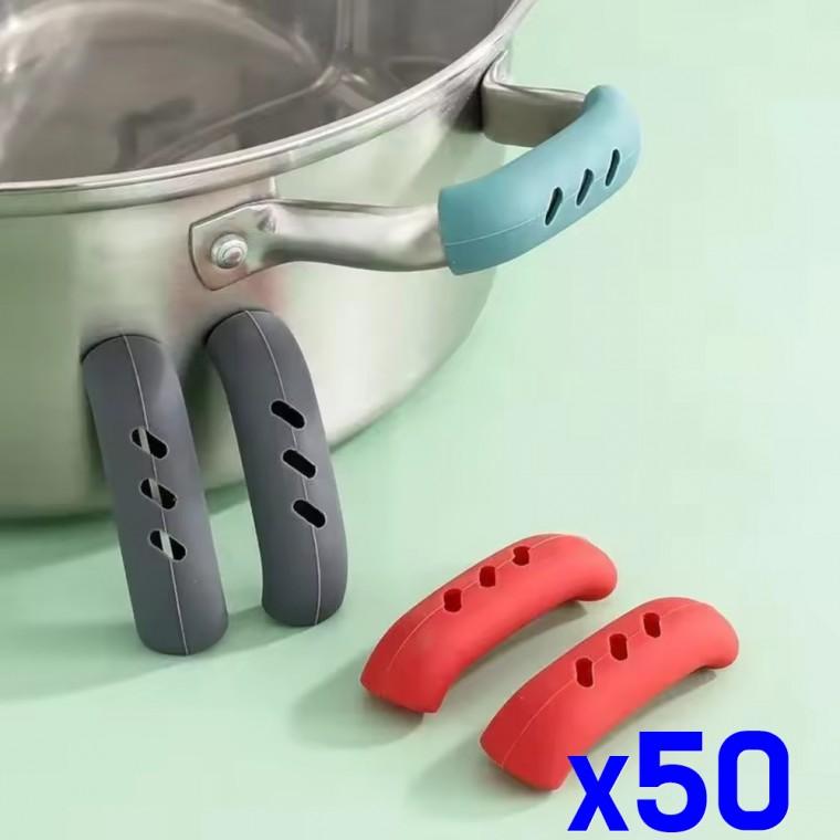 실리콘 냄비 손잡이 커버 내열 2개 세트 x50개