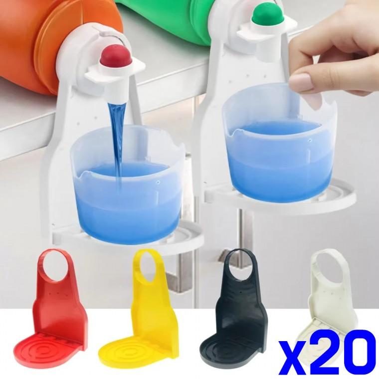 세탁 세제 컵 홀더 대용량 세제통 받침대 x20개