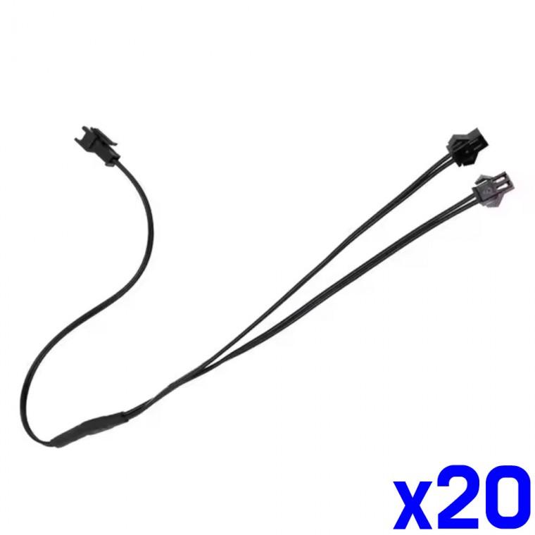 EL 커넥터(중계 접속용 커넥터) 1to2 x20개