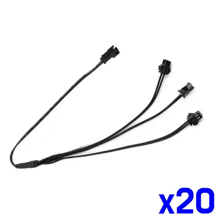 EL 커넥터(중계 접속용 커넥터) 1to3 x20개