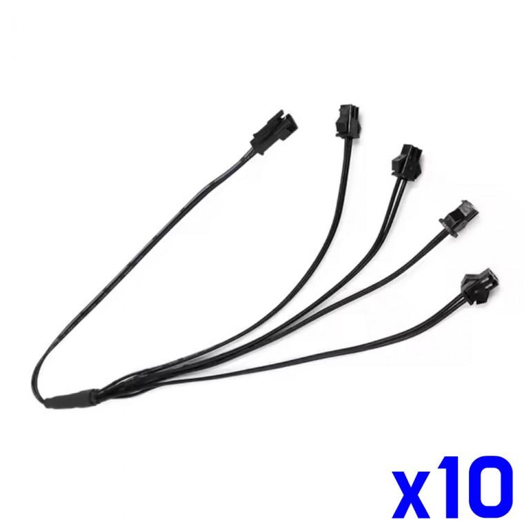 EL 커넥터(중계 접속용 커넥터) 1to4 x10개