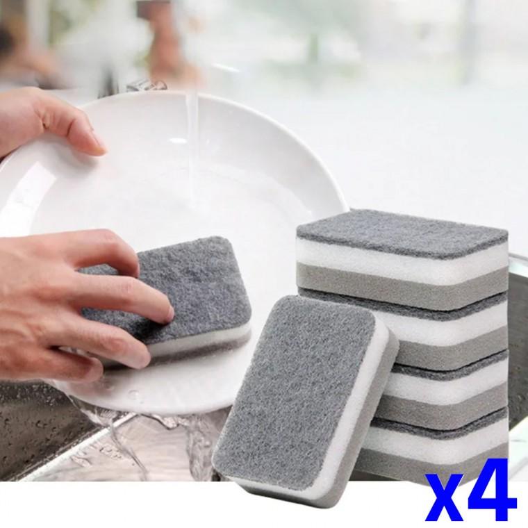 양면 스펀지 블럭 수세미 주방용 10개 x4개