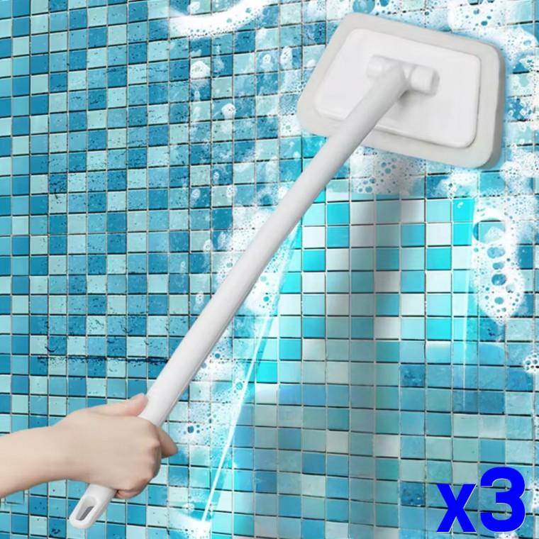 욕실 타일 청소 브러시 각도조절 스펀지 솔 x3개