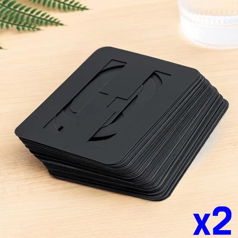 알파벳 숫자 스텐실 페인트 도안 42종 세트 x2개