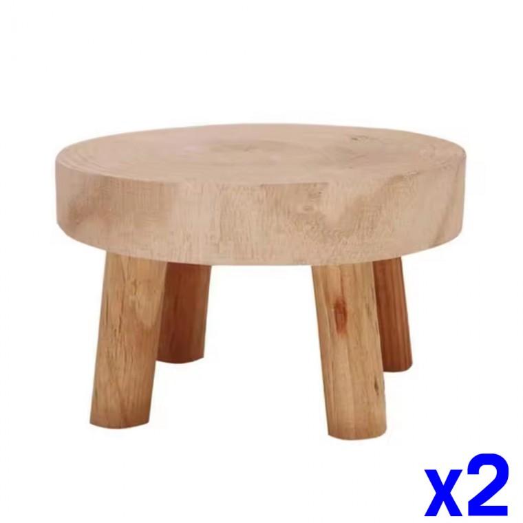 원목 화분 스툴 나무 받침대 L x2개