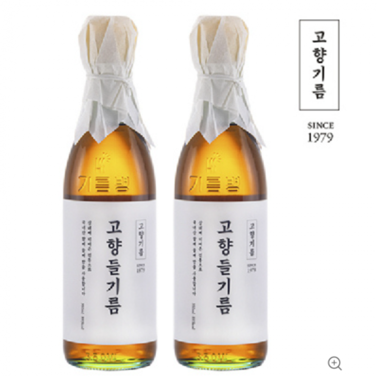 논산계룡농협 고향기름세트 들기름 350ml × 2병