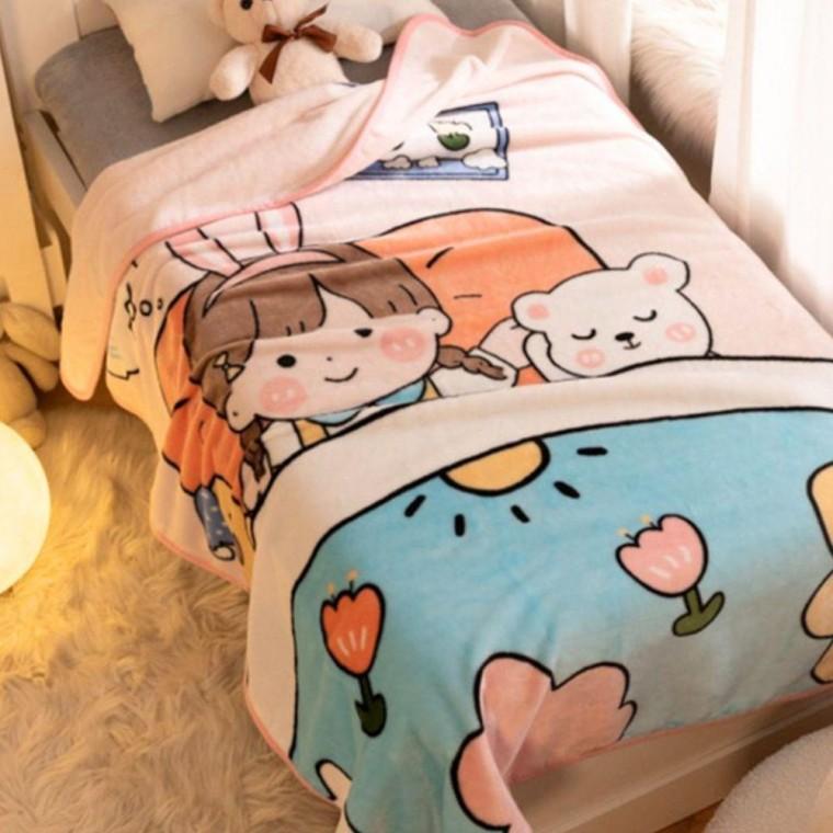 캐릭터 담요 무릎담요 낮잠이불 소파 블랭킷 6종