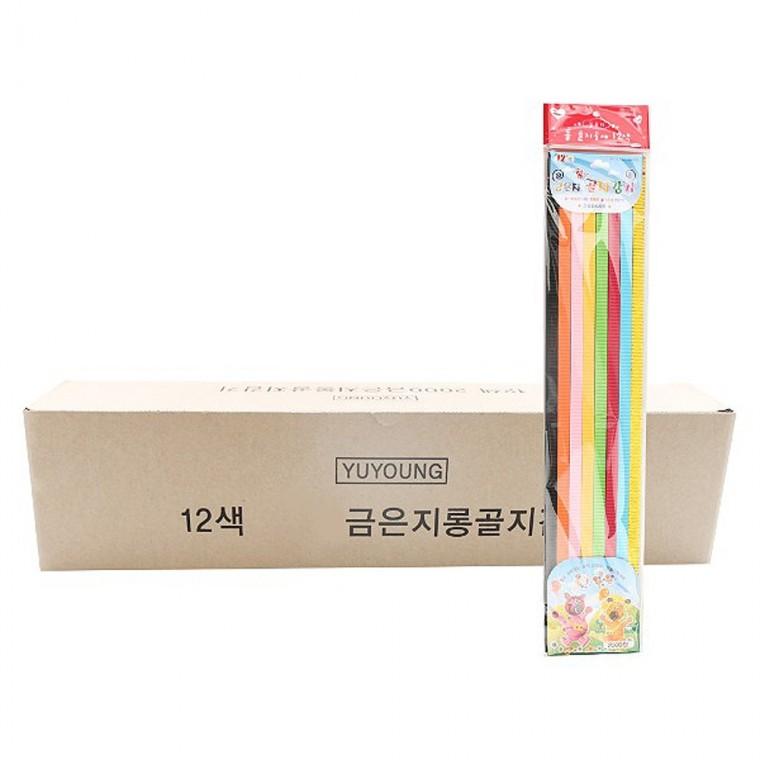 유니아트 골지공예 색상혼합 (12개입) 1박사