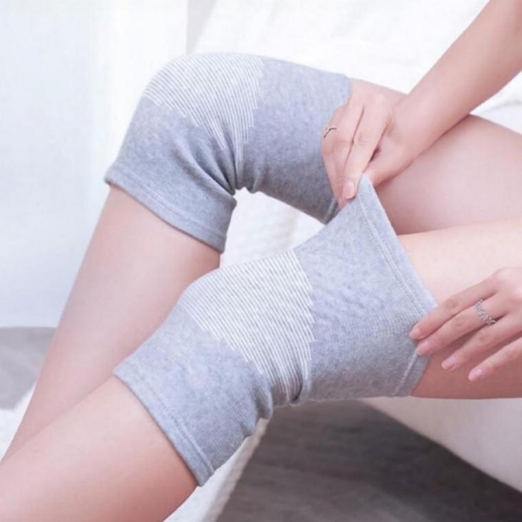 쑥 찜질 무릎 보호대 관절 밴드 아대 니슬리브 한쌍