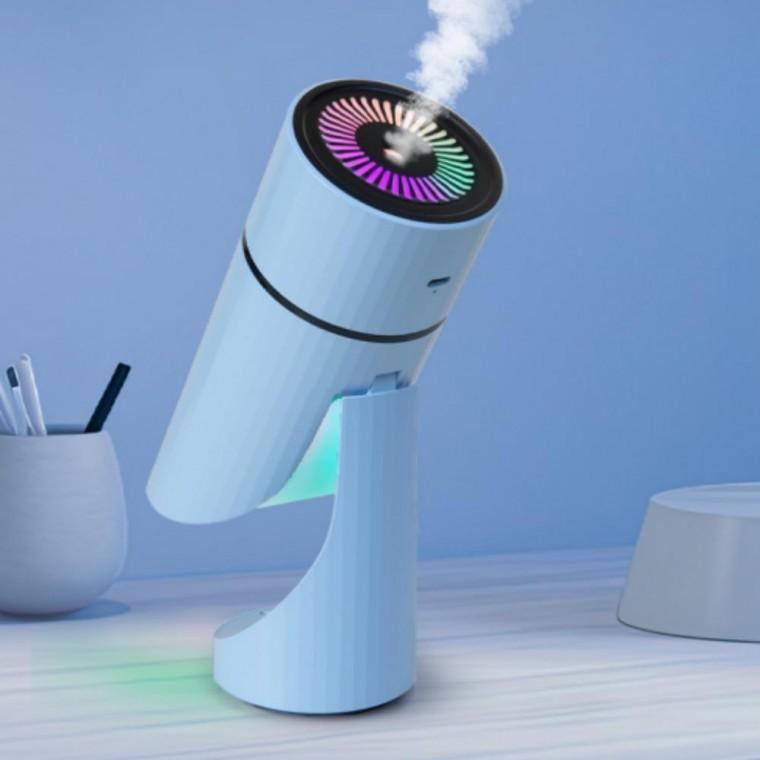 90도 각도조절 LED 탁상용 무선 가습기 260ml