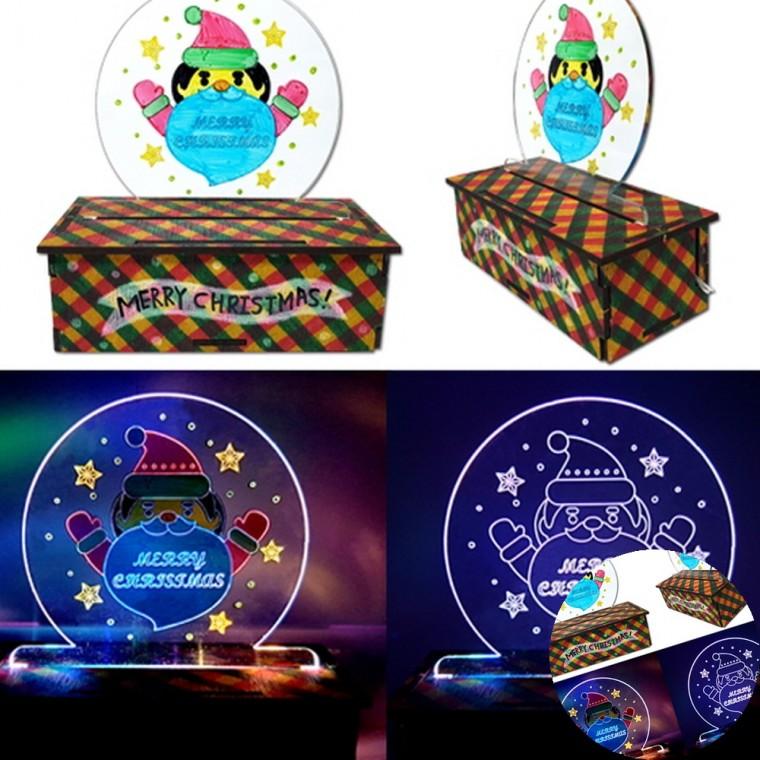 아크릴 LED 조명 산타 아크릴무드등 크리스마스조명만들기 크리스마스DIY