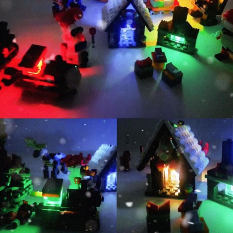 8K LED 불빛 크리스마스 블록