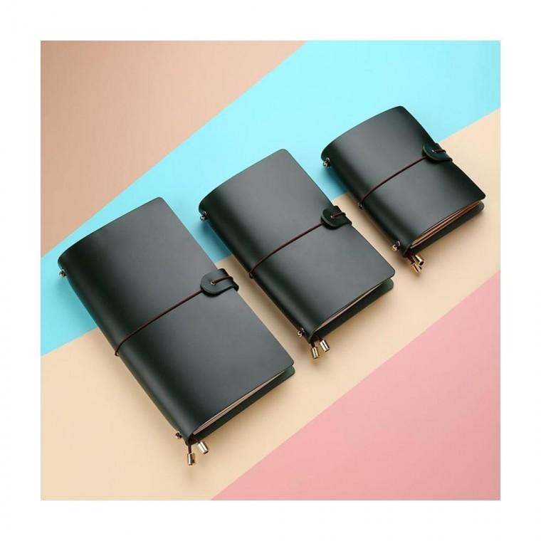 루미나D 가죽 미니 노트 다이어리 135x105mm 일기장 업무 메모 수첩