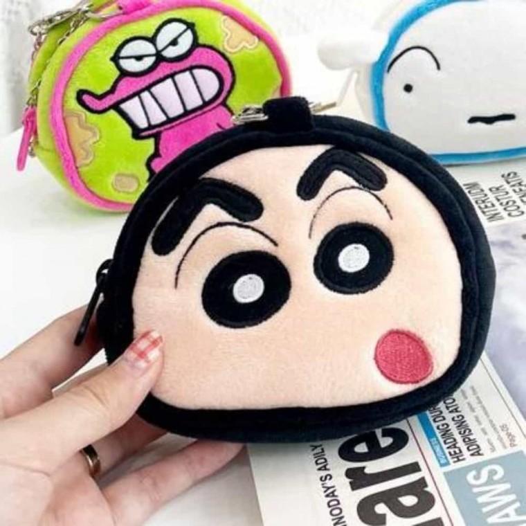 미니 파우치 짱구 소품파우치 이어폰파우치 지퍼파우치