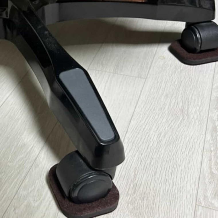 펠트 의자발캡 브라운 5P 가구받침대 가구다리발 바퀴소음방지